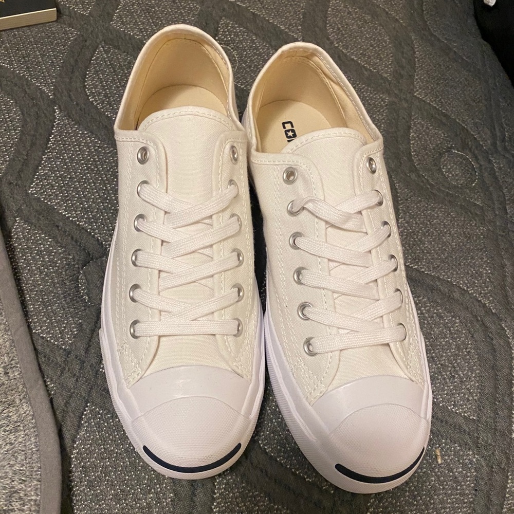New All White Converse